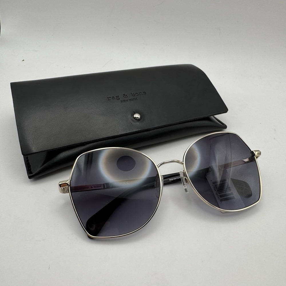 RAG & BONE RNB1067/G/S J5G 90 Butterflyโ Sunglasses Gold Havana Frame